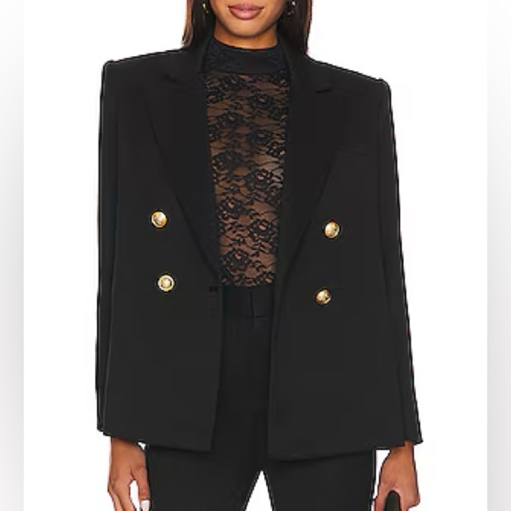 Alice + Olivia | Anthony Blazer In Black